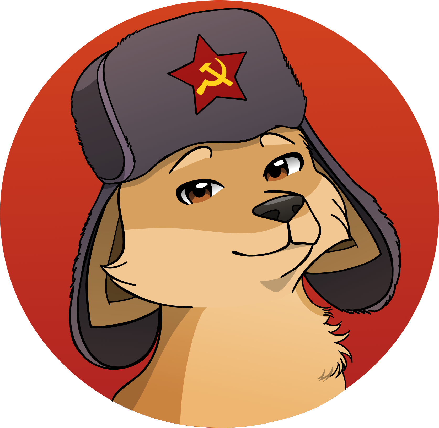 MathDad's Logo Featuring a Cute Dog in a Soviet Ushanka